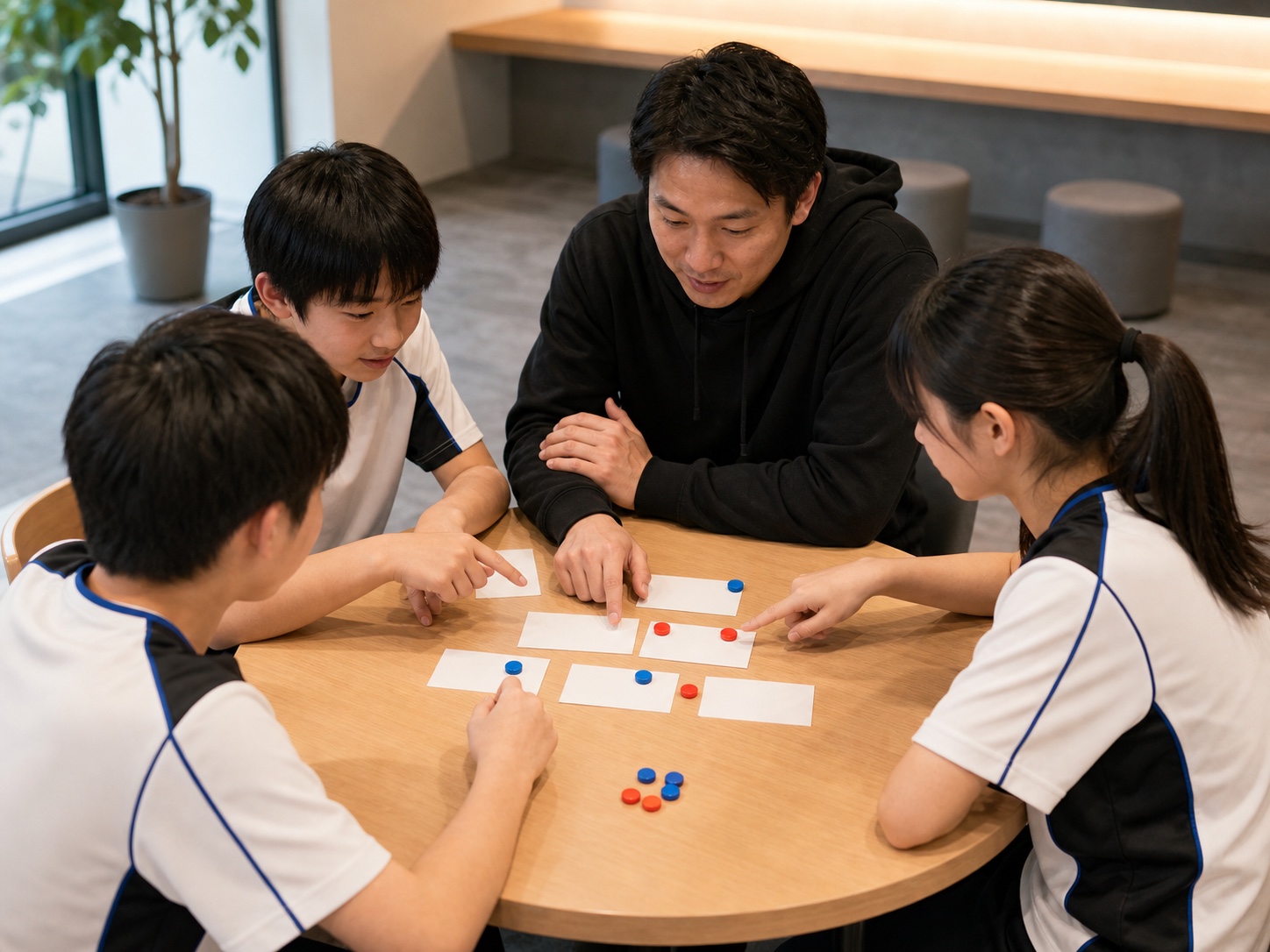 コーチを交えた少人数のグループ学習