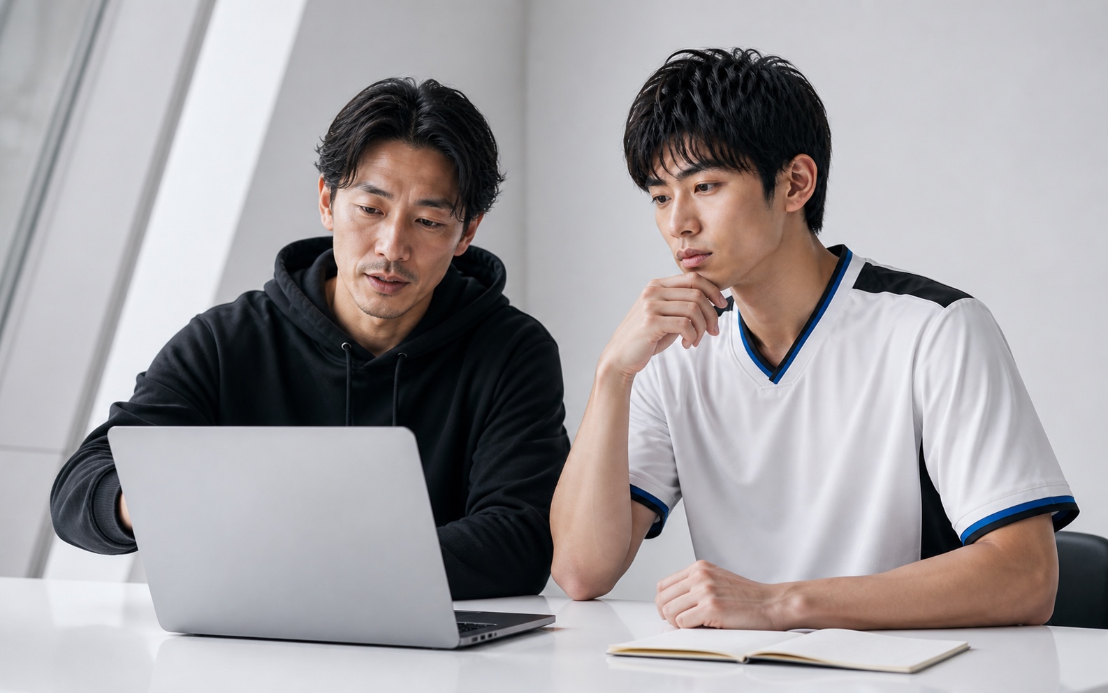振り返りを行うチームメンバー