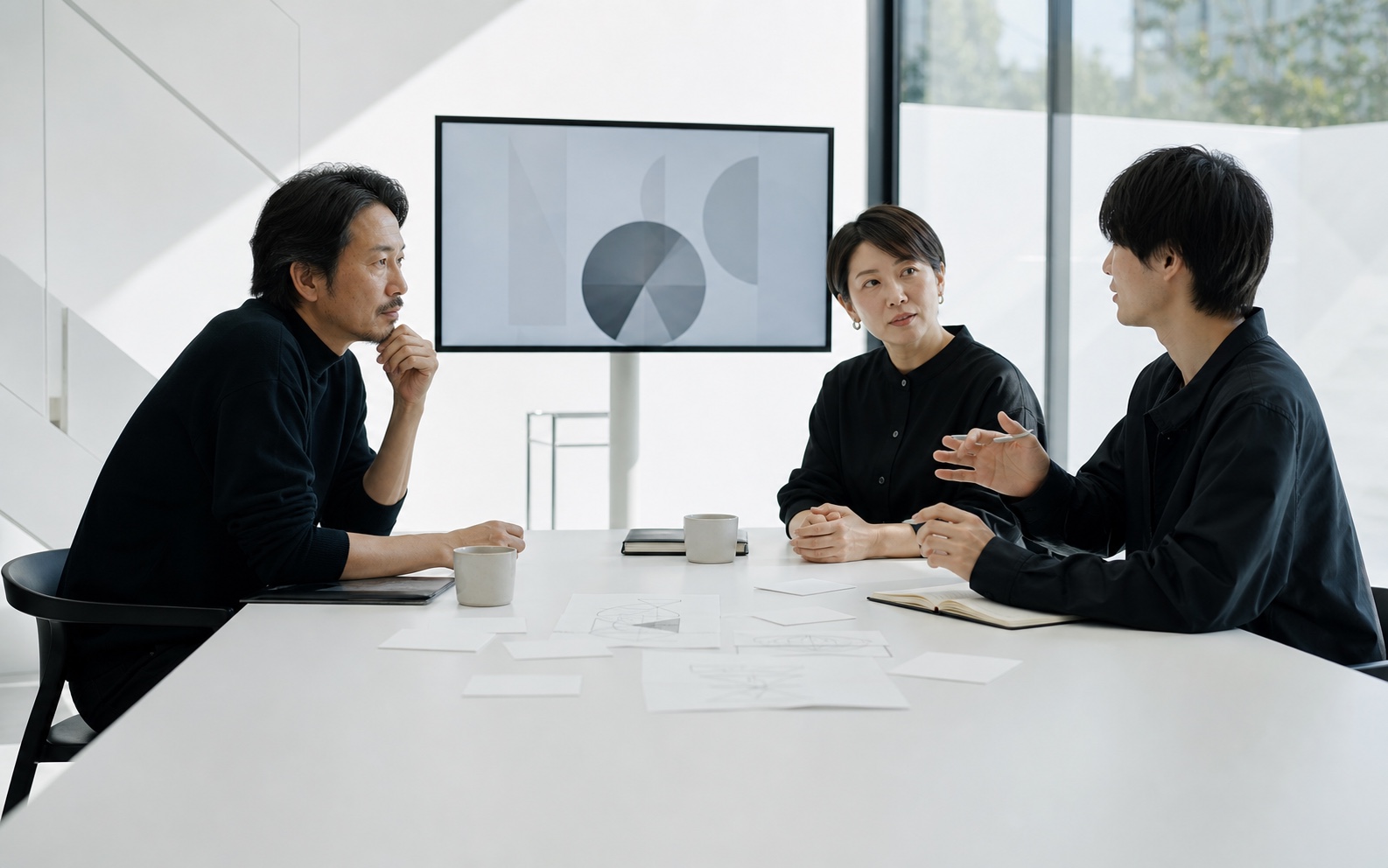 教育プログラムの構想を話し合う企画メンバー